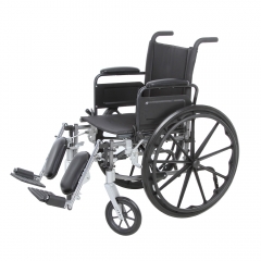 Silla de ruedas ortopédica manual de acero
