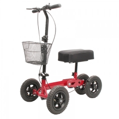 Patinete con reposapiés para rodillas para exteriores